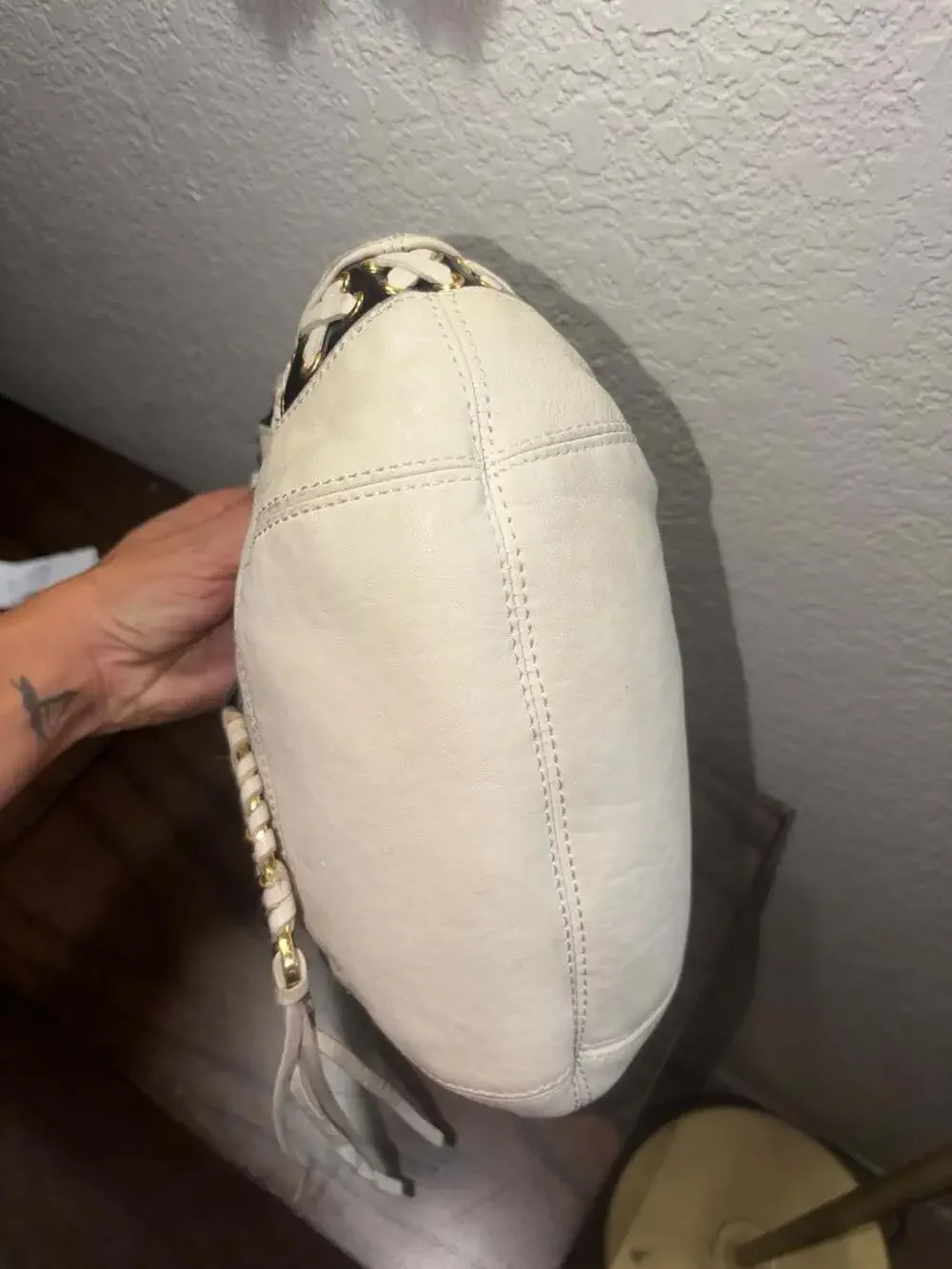 Betsey Johnson Y2K Rare White Horseshoe Bag